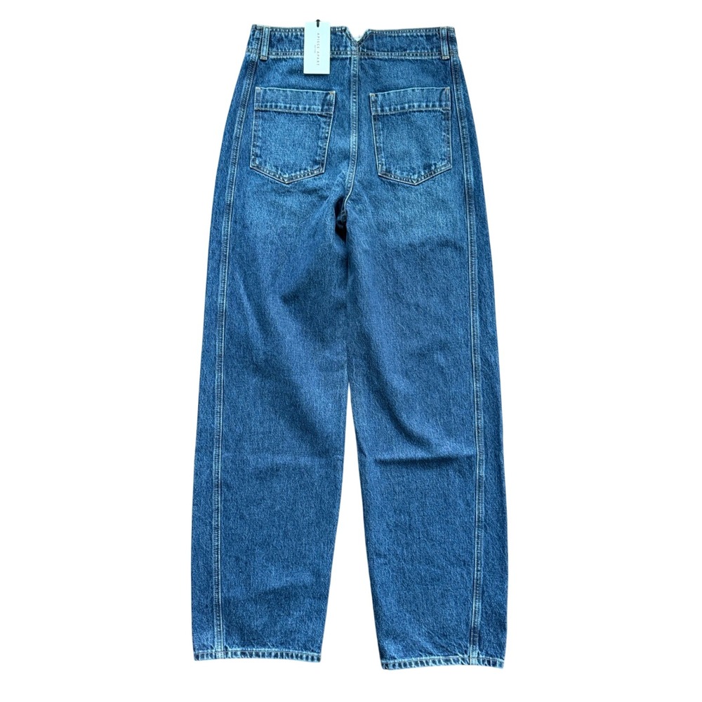 Apiece Apart Meridian Jean Tulum Wash High Rise Wide Leg Denim Size 28 NWT - Picture 3 of 8